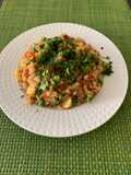 Paella de quinoa