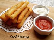Gambar stik kentang keju slice