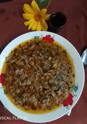 Una foto de Picadillo de pollo con Moringa y verduras