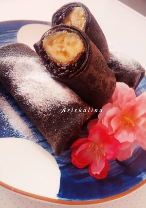Foto resep Dadar gulung pisang coklat