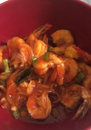 Foto resep Udang Asam Manis Pedas
