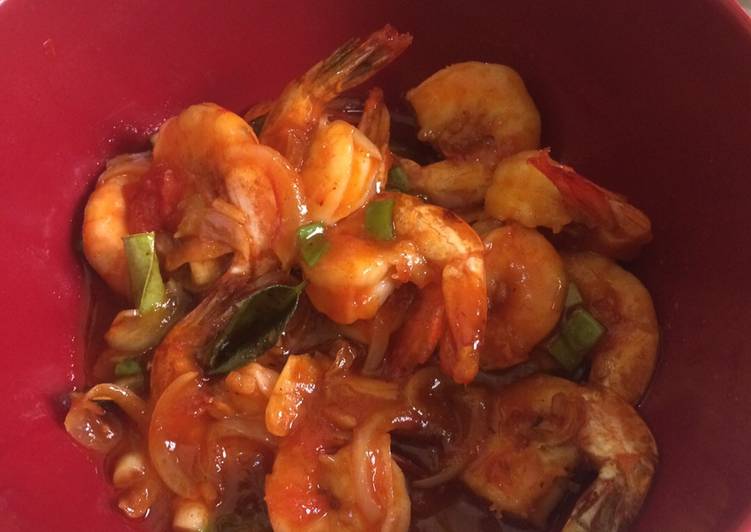 Resep Udang Asam Manis Pedas, Lezat Sekali