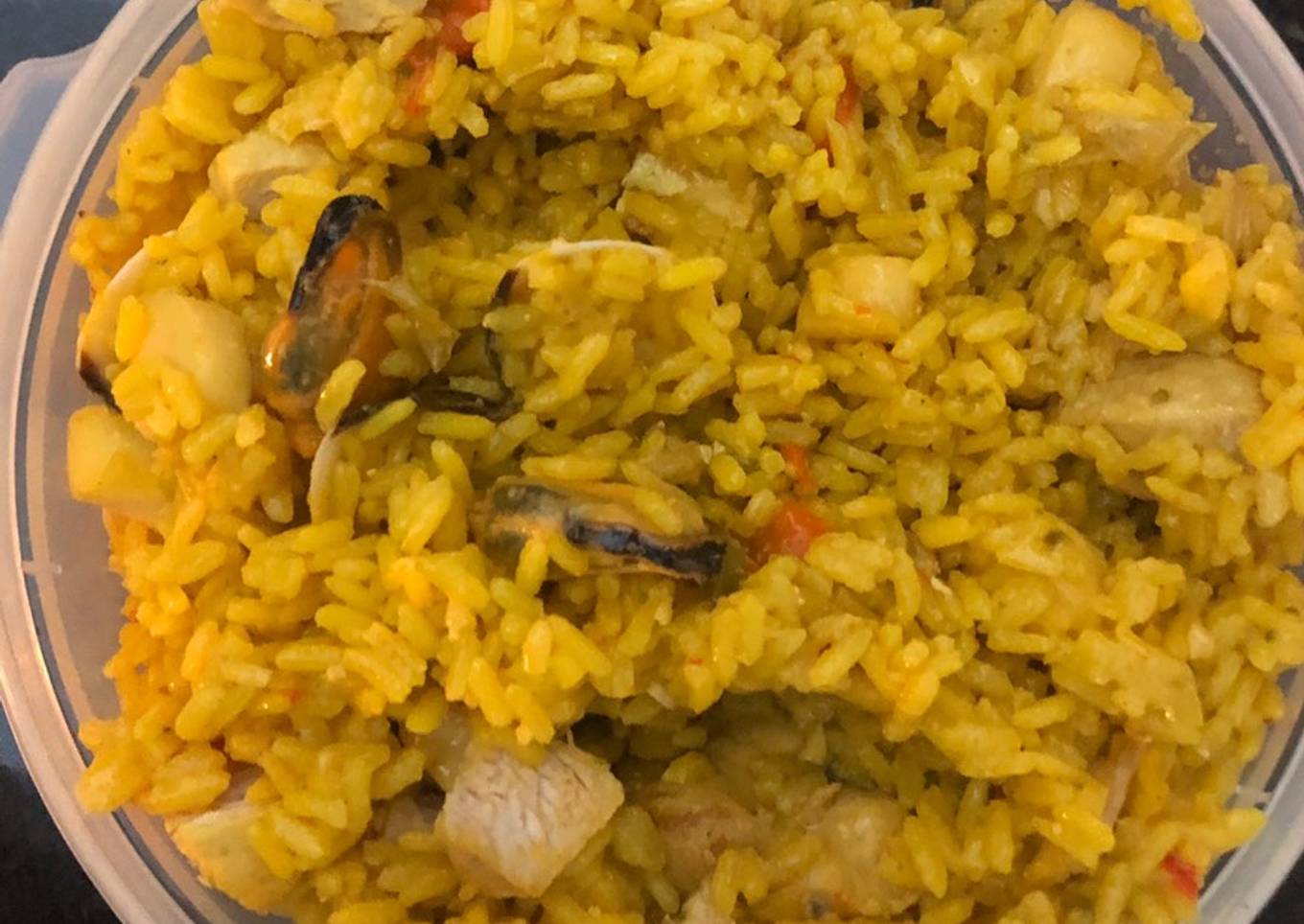 Arroz en paella... a mi manera