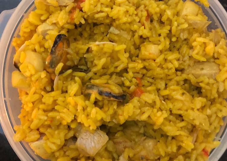 Arroz en paella... a mi manera