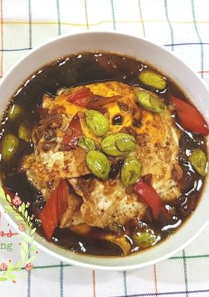 Foto resep Telur mata sapi masak pete kecap