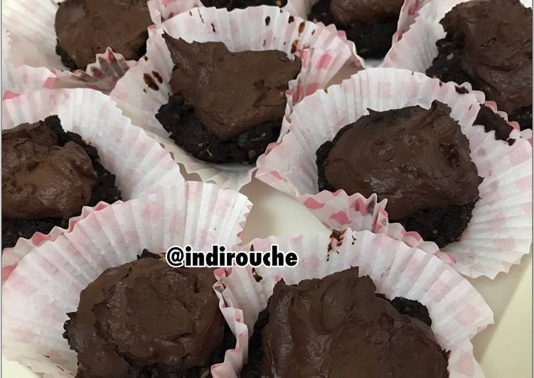 Cara mengolah Keto Chocolate Avocado Mini Cupcakes nikmat