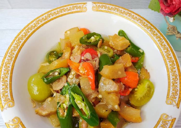 Kikil Tauco Cabe Ijo