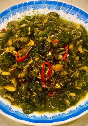 Hình của món Ốc xào sả ớt.