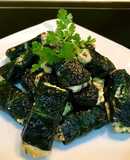 Chả lá lốt chay