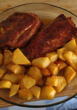 Una foto de Costillas asadas