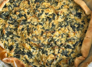 Foto de Quiche de Frango e Espinafres