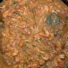 A picture of Crawfish Etoufee made easy!.