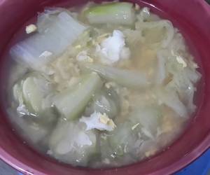 Praktis, Memasak Sup Oyong Sawi Putih Saus Teriyaki Ala Warung