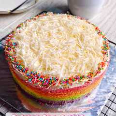 Rainbow Cake Ekonomis-レシピのメイン写真