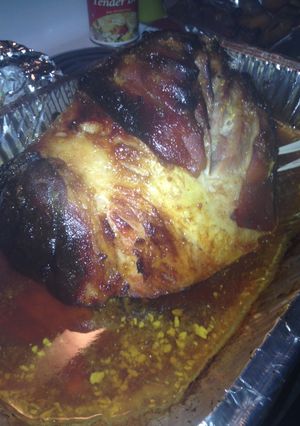A picture of Honey baked Ham.