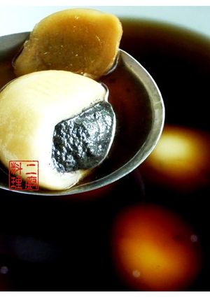 《二廚料理湯品》黑糖薑汁芝麻湯圓 的食譜成品照片