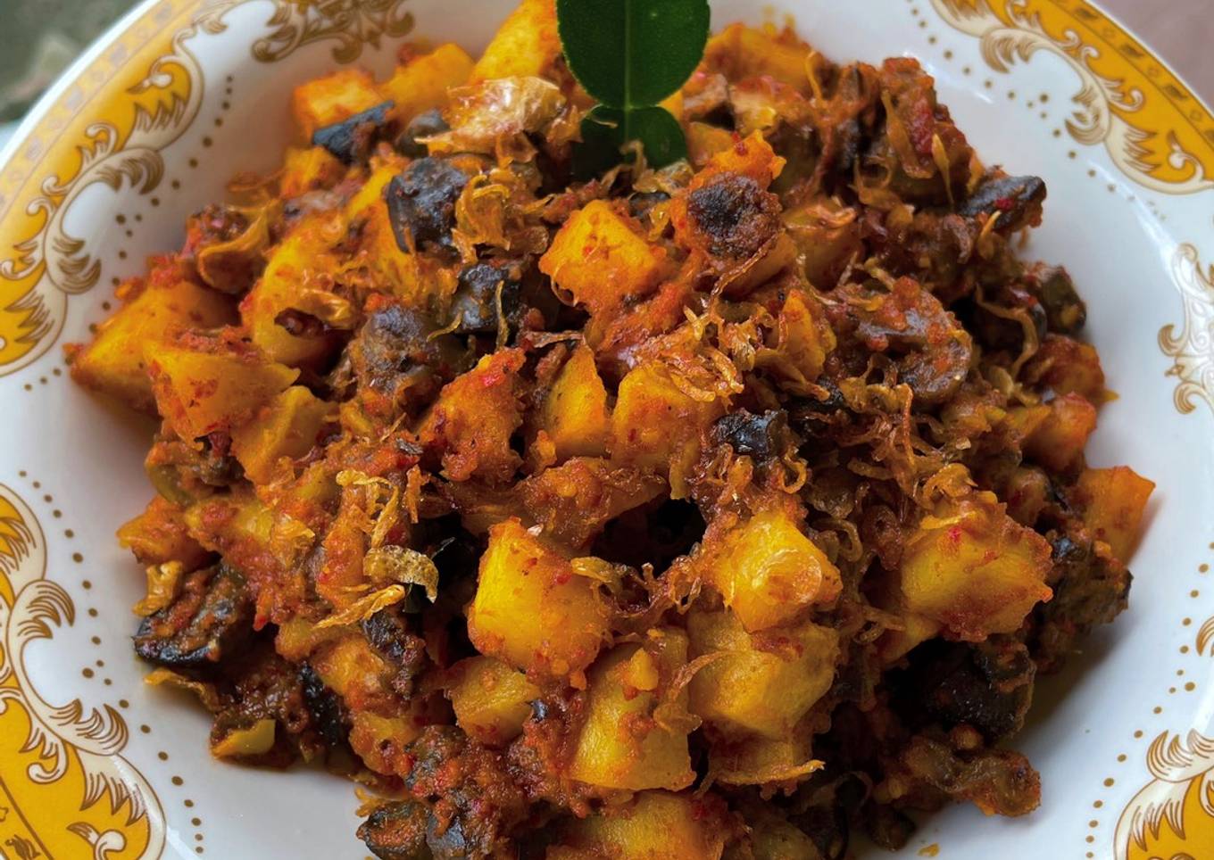 3. Sambal Goreng Kentang Ati Ampela Rumahan (simple)