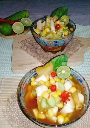 Foto resep Rujak Jagung Manis