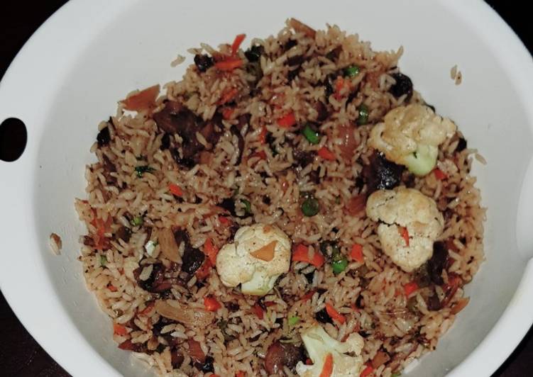 Mushroom fried rice