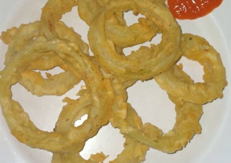 Bagaimana Memasak Onion Rings (bawang bombay crispy) Jadi, tidak cukup satu