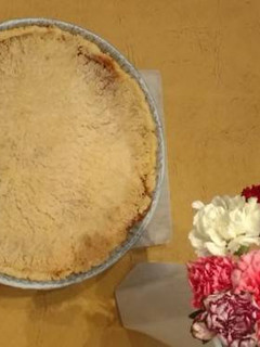 Una foto de Tarta de coco y dulce de leche