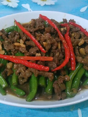 Langkah Gampang Menyiapkan Resep  Tumis buncis daging cincang yang Enak Banget, Lezat Sekali