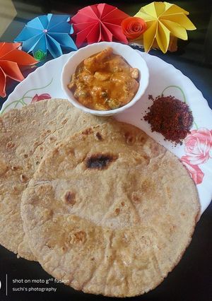 A picture of Rajgira Flour Roti.