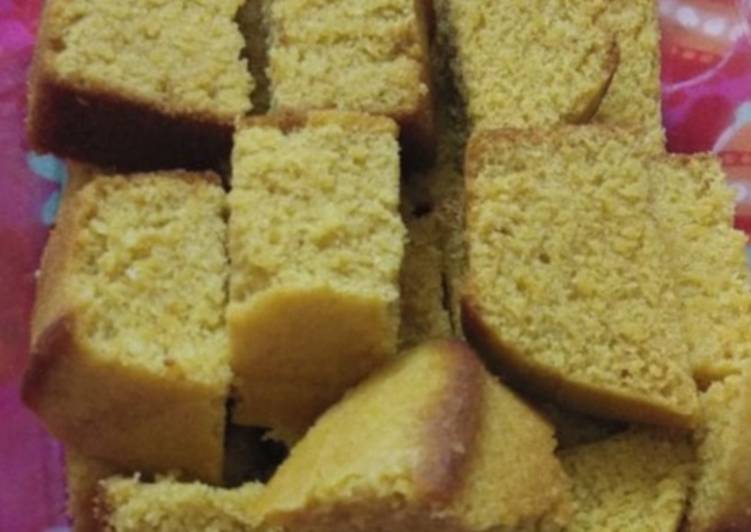 Wheat custard cake