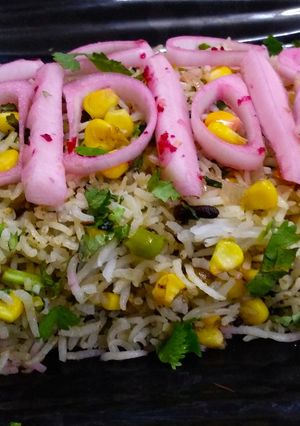 A picture of Corn Methi Pulao.