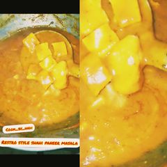 A picture of Restro Style shahi paneer masala 🥘.