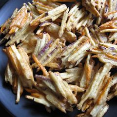 Sweet Potato & Carrot ‘Kakiage’ A picture of Sweet Potato & Carrot ‘Kakiage’.