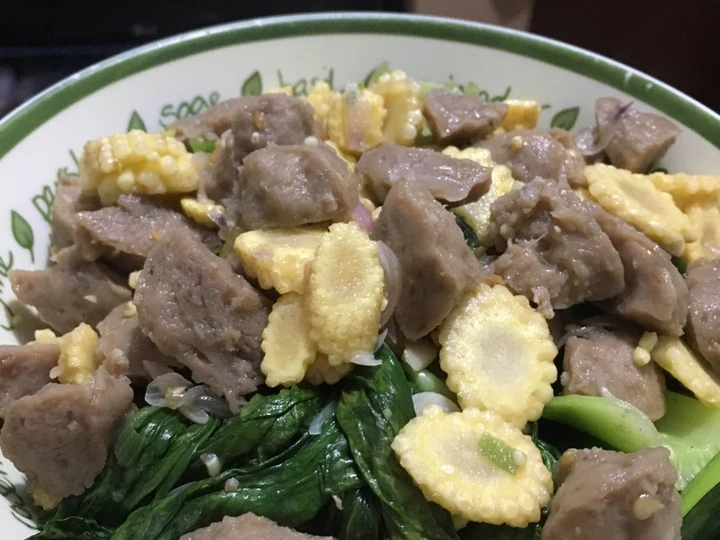 Cara Gampang Menyiapkan Resep Cah Pakcoy Putren dan Baso yang Lezat