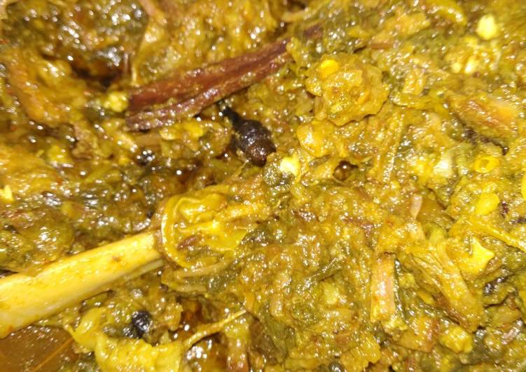 How to Diet To Try At Home Palak mutton