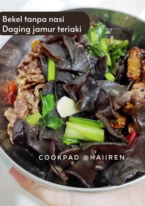 Foto resep Bekel tanpa nasi (Daging jamur Teriaki)