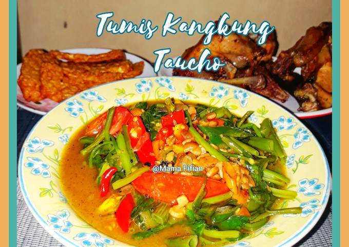 Mudah Banget Masakan Resep Tumis Kangkung Taucho