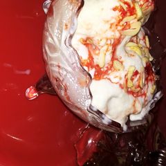 A picture of Vanilla icecream.