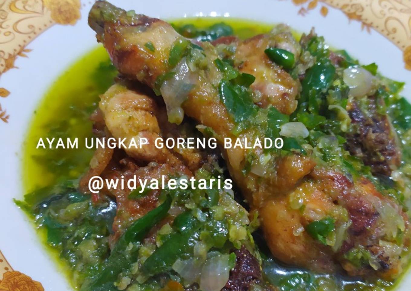Ayam Ungkap Goreng Balado