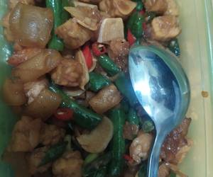 Resep Terbaru Tumis tempe kacang panjang kikil kecap Enak Sempurna Resep Terbaru Tumis tempe kacang panjang kikil kecap Enak Sempurna