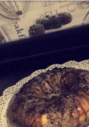 صورة لوصفة كيكه الزبادي بالشوكلاته