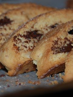 Diós-csokis biscotti recept fotója