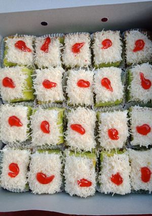 Foto resep Cake potong pandan