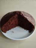 Pastel de chocolate y yogurt