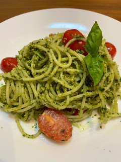 Foto resep Quinoa Spaghetti with pesto sauceSpageti quinoa dengan saus pesto
