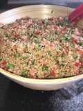 Salpicón estilo Tabuleh con quinoa