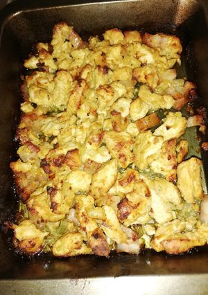 Pikáns sült csirke recept fotója