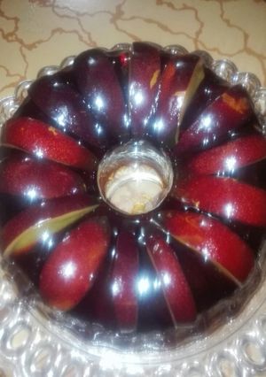 عکسی از دستور ژله و آلو سرخ