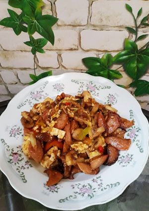 Foto resep Oseng sosis telur
