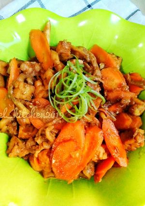 Foto resep Tumis wortel, tempe jamur bumbu ketumbar