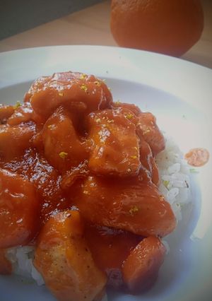 Foto principal de Pollo a la naranja en Instantpot