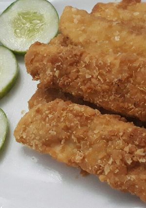 A picture of Crispy yam chips.